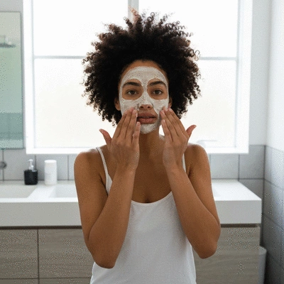 Man applying Procerin hair solution to his scalp