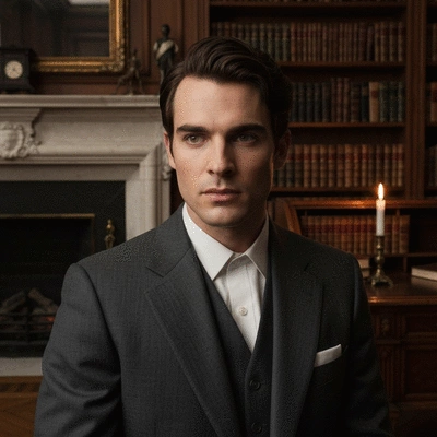 Man applying natural hair oil to his scalp, depicting scalp health and hair care