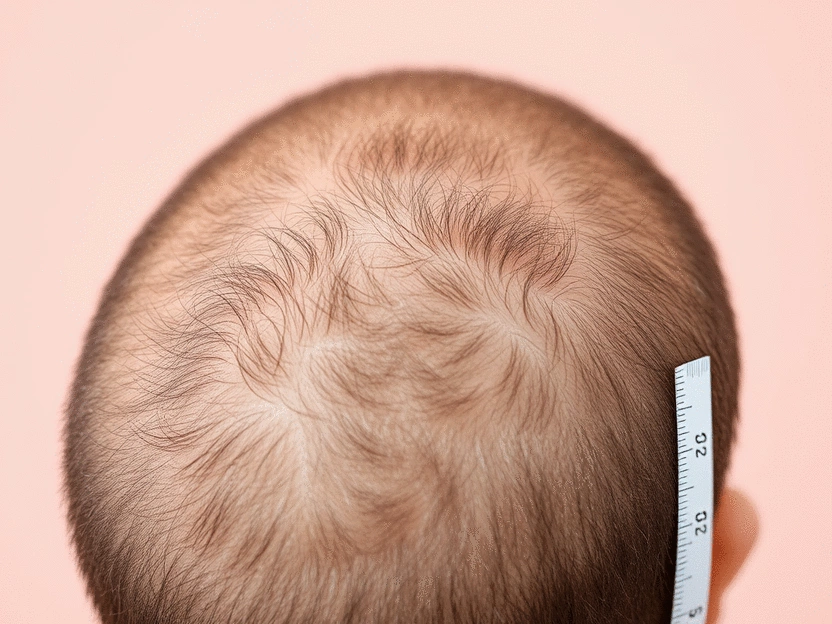 measuring hair regrowth